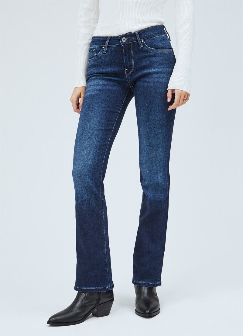 Jeans piccadilly bootcut shops fit mid waist